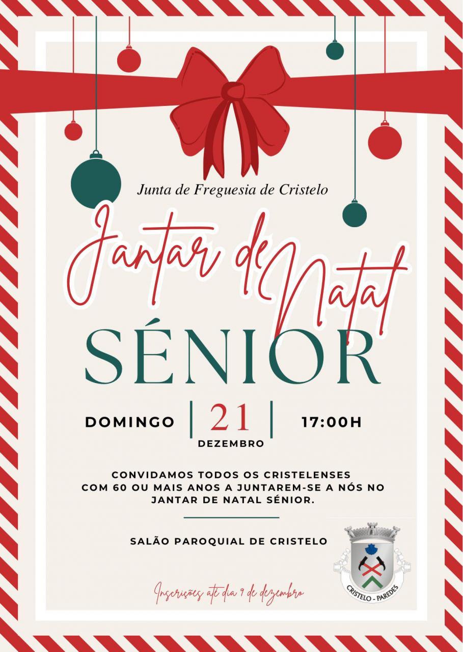 Jantar de Natal S&eacute;nior	